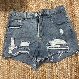SHEIN distressed denim shorts Size Medium